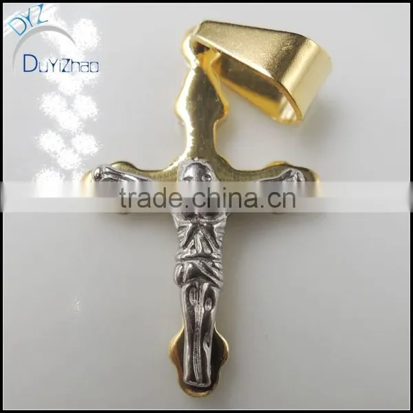 Gold Cross Stainless Stee Pendant photo-2