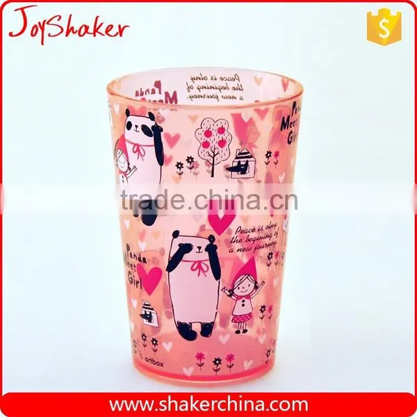 Hotel Clear Plastic Cup With Custom Logo,BPA Free 400ML Clear Plastic Water Cup photo-2