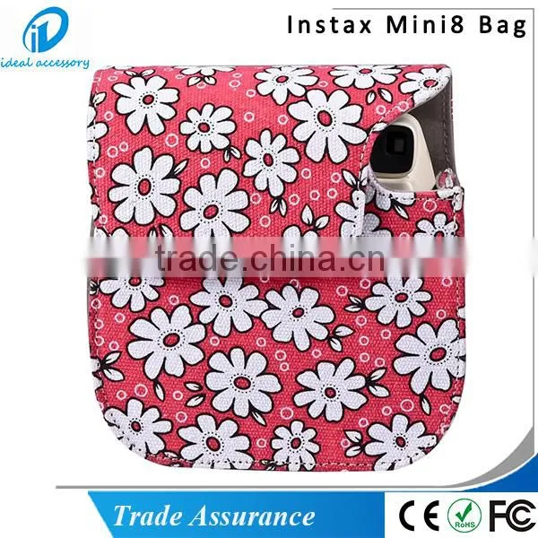 Fashion PU Leather Fujifilm Instax Mini8 Camera Case Bag photo-3