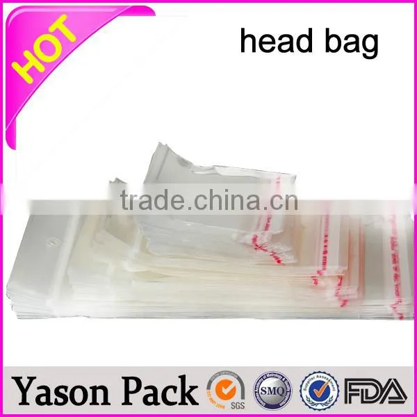 YASON Packaging Design Header Cards Printed Clear European Opp Header Hanging Opp Envelope Bags Paper Header Card photo-2
