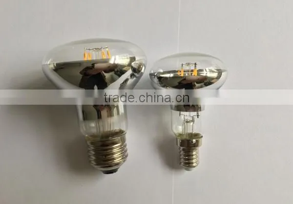 4w E27 E14 R63 Mirror Led Filament Bulb 2200K photo-2
