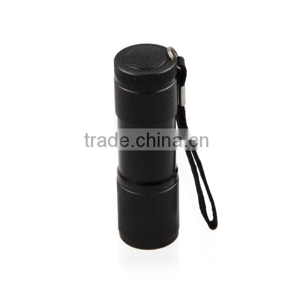 Free Laser Logo Aluminum Alloy Promotional 9 LED Fleshlight Torch photo-2
