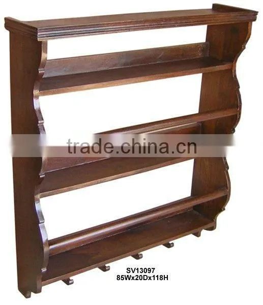 Wooden Kitchen Shelf Storage