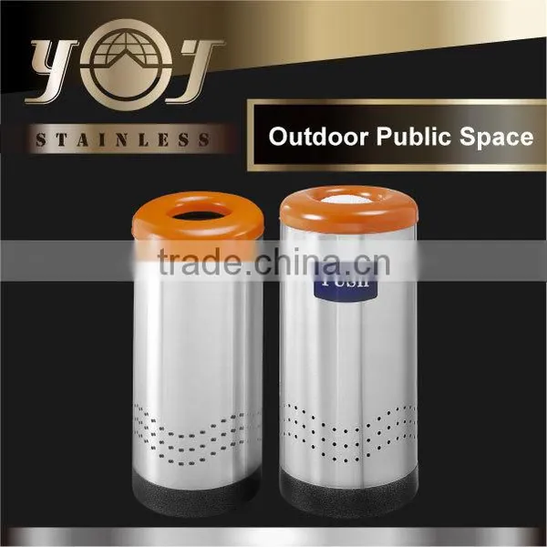 Wholesale Stainless Steel Outdoor Standing Cigarette Ashtray photo-6