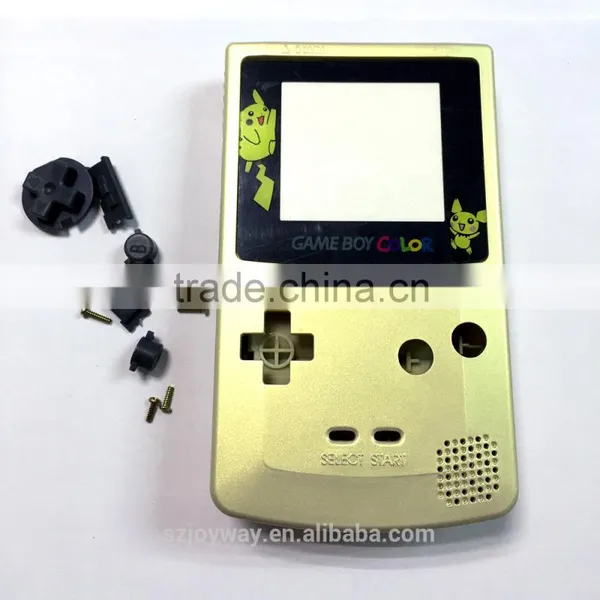 Gold Color Full Housing Shell for Nintendo Game Boy Color GBC OEM Repair