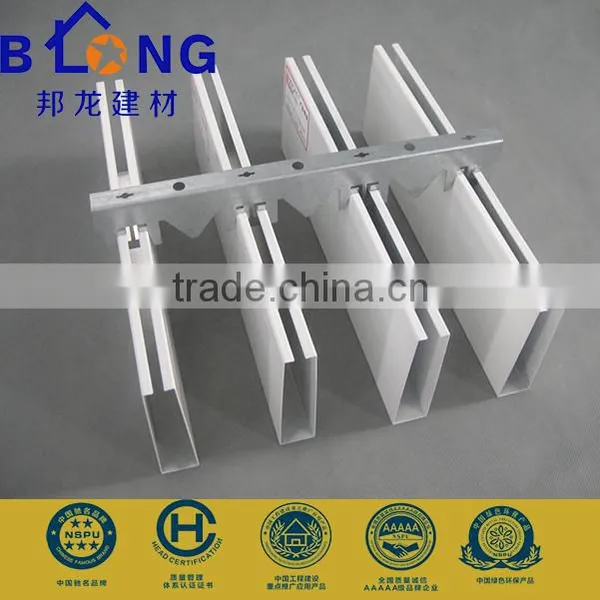 rectangular shape aluminum baffle ceiling