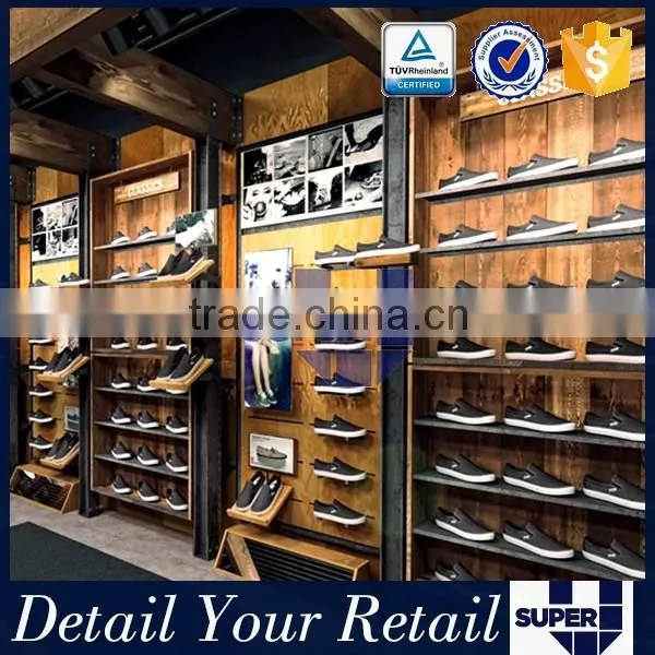 2016 Famous Brand Shop Durable Wall Mounted Shoe Display Rack photo-2