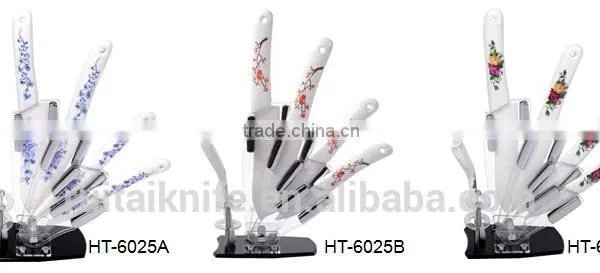 Ceramic Handle 5pcs Ceramic Kitchen Knife