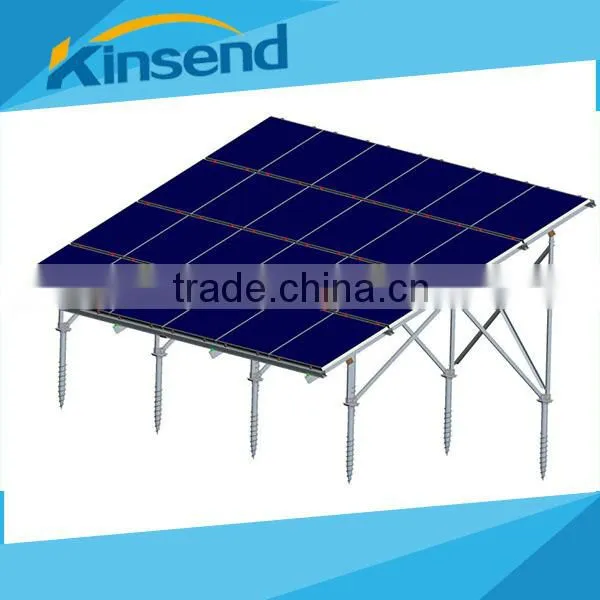 Ground Solar Mounting System Ground Screw Piles for Foundation of Solar Photovoltaic Brackets photo-3
