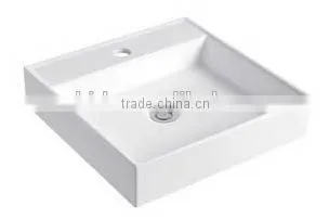 Bathroom Sanitary Ceramic White Chinese Wash Basin for Hair Salon