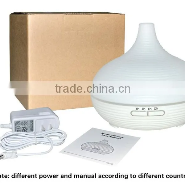 White ABS PP Usb Ultrasonic Aroma Diffuser Ceramic Fragrance Diffuser 300ml Supplier's Choice photo-6