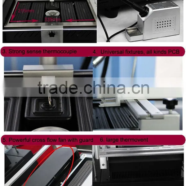 Infrared Heater/3 Heaters/Cheapest/practical/DH-390/manual Operation/bga Chip Rework Station photo-5