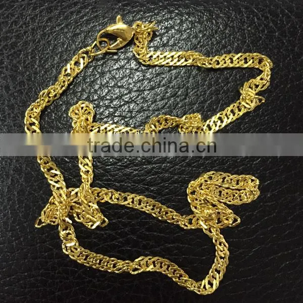 Toy Imitation Gold Necklace #1238 photo-2