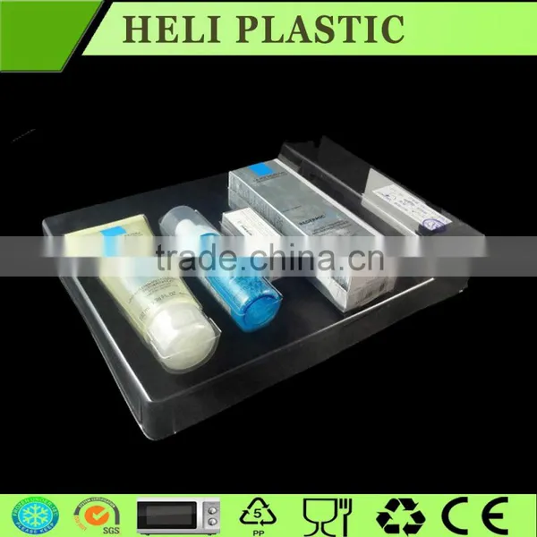 Compartment Disposable Plastic Tray /Blister Packaging for Cosmetic/Protective Cosmetic Packaging Made in China