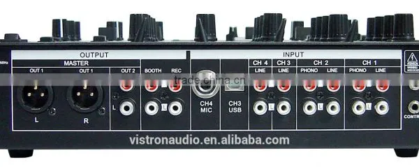 Professional Power Amplifier Digital Multi Player Controller 4-Channel Dj Mixer Usb dj photo-3