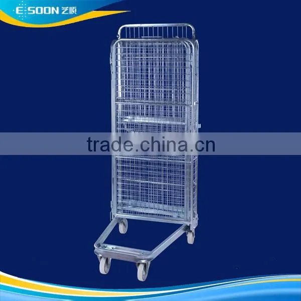 Collapsible Security Roll Cage Container A-frame Trolley photo-5
