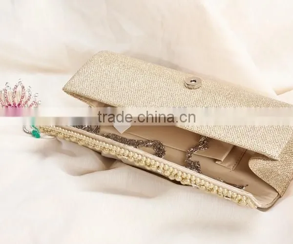 Ladies Beaded Evening Clutch Bag Party Bag photo-5