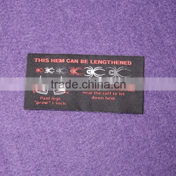 2016 Clothing Label Manufacturer For Custom Cheap Woven Silk Labels photo-2