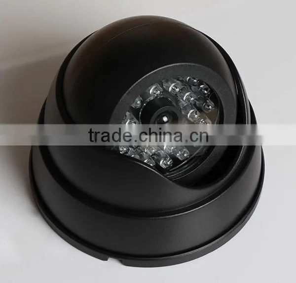 Black Fake Dummy Camera Security Camera With LED Flashing Lights for Property Security Use photo-2