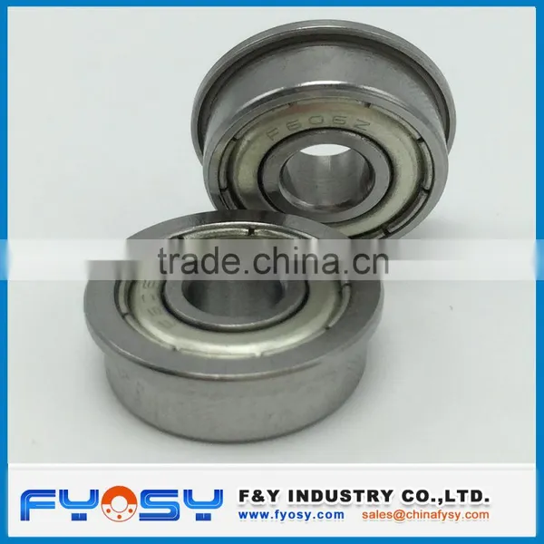 Inch Flange Ball Bearing FR2ZZ Deep Groove Miniature Flanged Bearing 3.175X9.525X3.967MM Inch Flanged Bearing