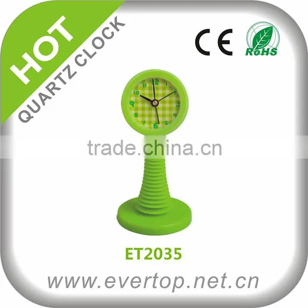 GOOD SALES ROUND SWING SILICONE CLOCK ET2035 photo-2