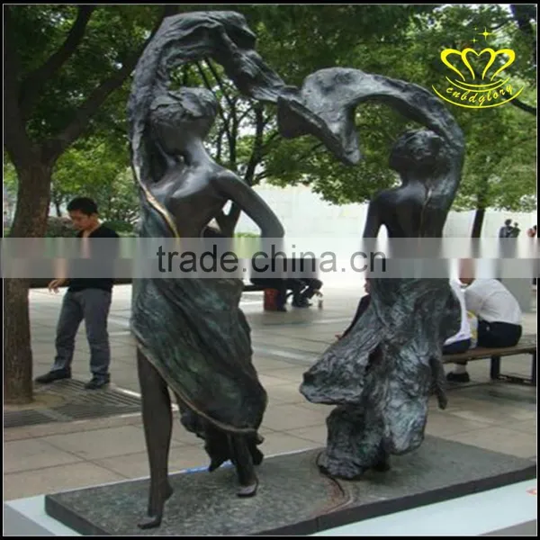 Ballet Dance Figure Bronze Sculpture Garden Scenic Spot in City Landscape Decoration photo-6