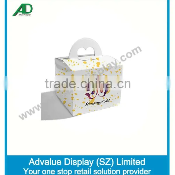 Corrugated Cardboard Box With Handle, Cardboard Packaging Box