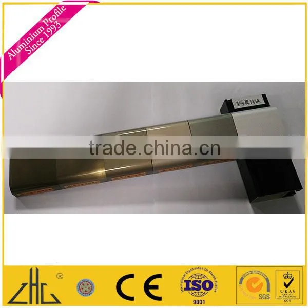 Wow!!! Electrophoresis Champagne, Pure White, Black Aluminium Profile Hollow Section / Wood Color Electrophoresis Aluminium Pipe photo-6