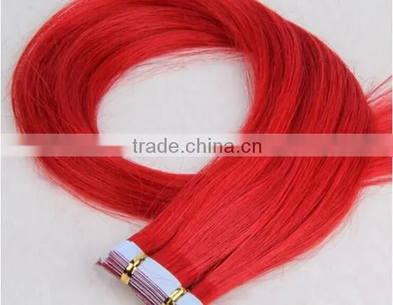Wholesale Price 6A Grade Top Quality Brazilian Virgin Hair Double Drawn Colorful Tape Hair Extensions photo-4