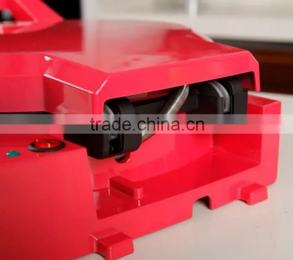 2016 Hot Selling Electric Non Stick Coating Round Pizza Oven Grill Maker With 180 Open photo-4