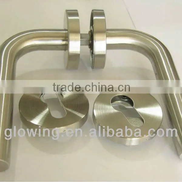 HL002 Stainless Steel Tube Lever Type Main Door Handle photo-5
