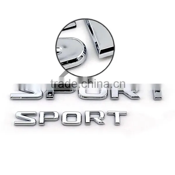 Custom 3d Car Sticker Self-adhesive Chrome Letters photo-2