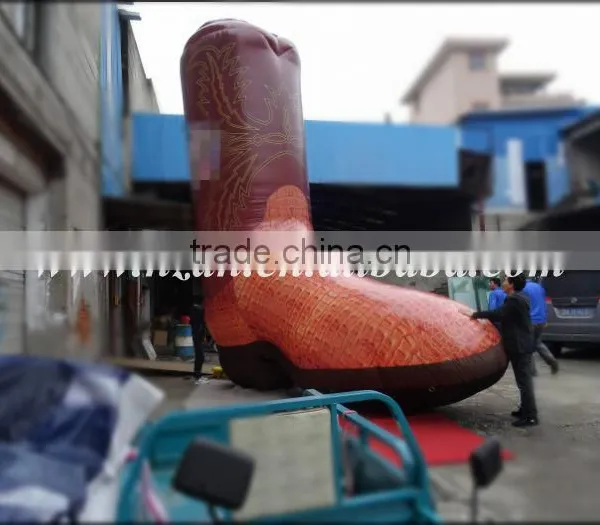 Big Inflatable Female Boots Model for Advertising Decoration photo-6