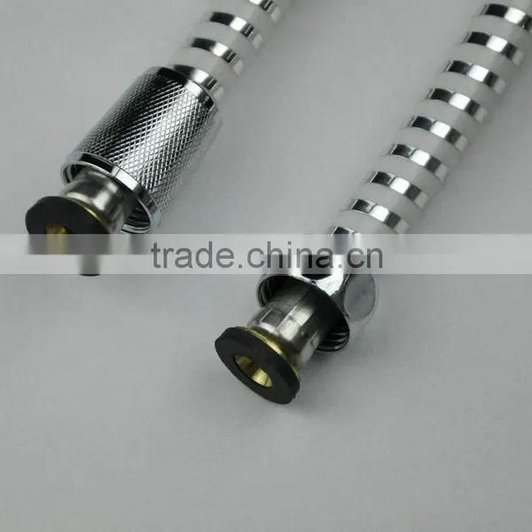 Best Quality PVC White and Silver Shower Tube Flexible Hose photo-3