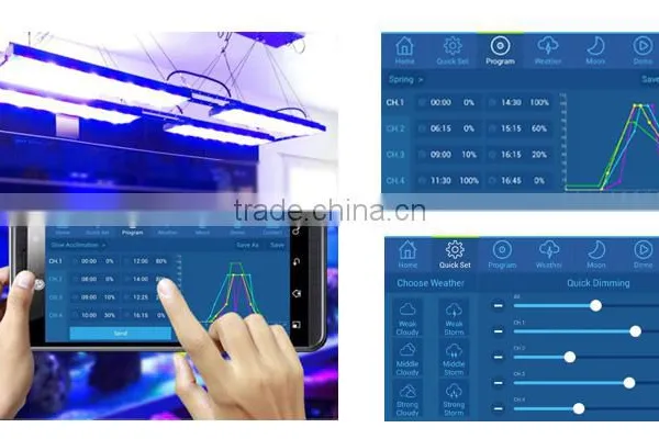 Programmable Full Spectrum WIFI Control Sunrise 6 Feet Aquarium Led Light photo-2