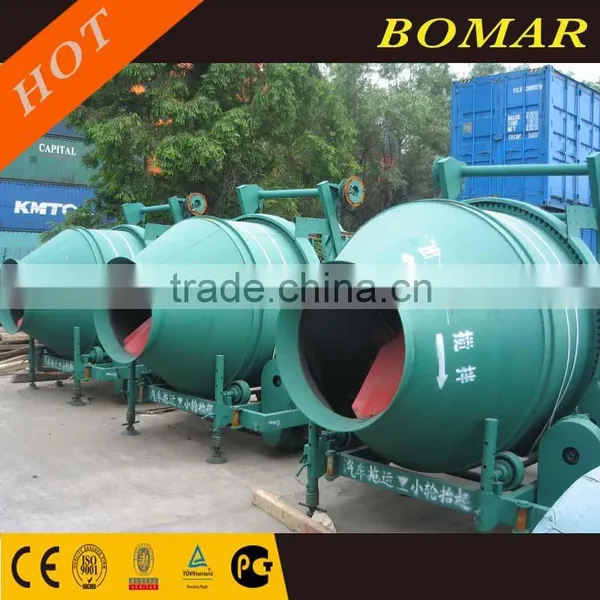 Cement Mixer JZC350, Towable Mini Cement Mixer With Electric Start 6.6HP Diesel Engine Concrete Mixer photo-2
