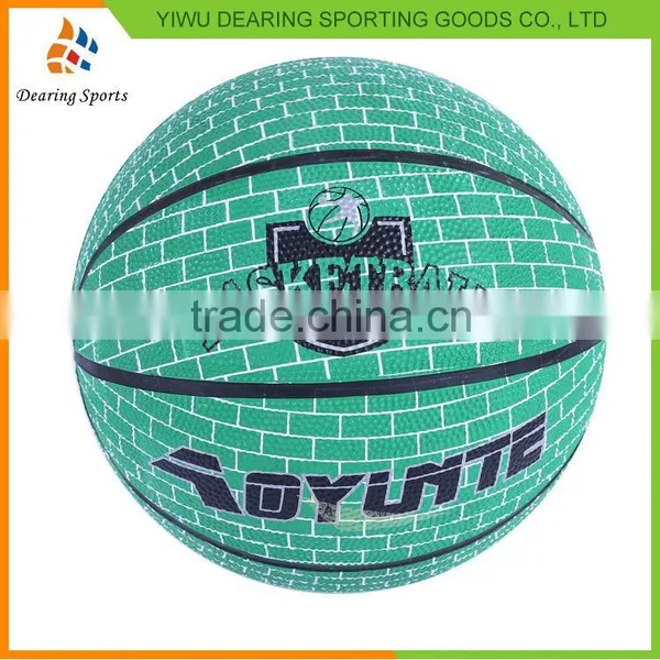 Hot Selling Trendy Style Popular Rubber Basketball Balls 2016