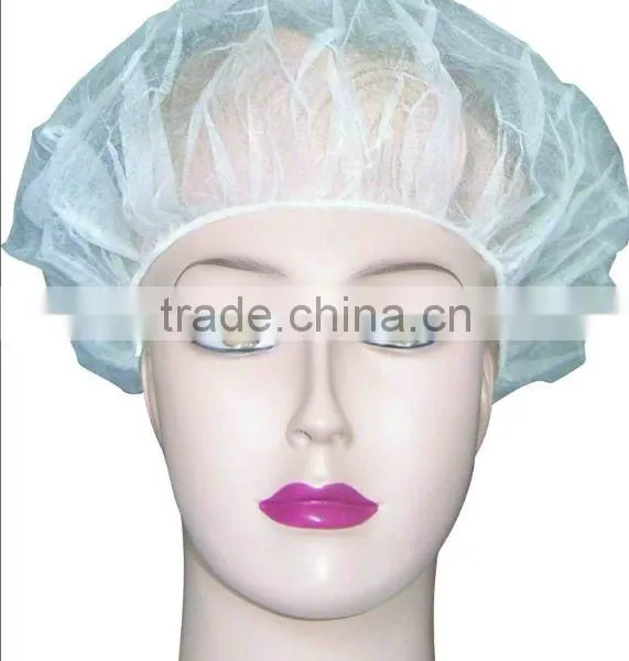 Disposable Nonwoven Bouffant Caps For Medical Use Nurse Cap photo-2