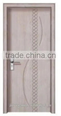 Pvc Wooden Door Pvc Coat Interior Room Door Wood Door Design photo-3