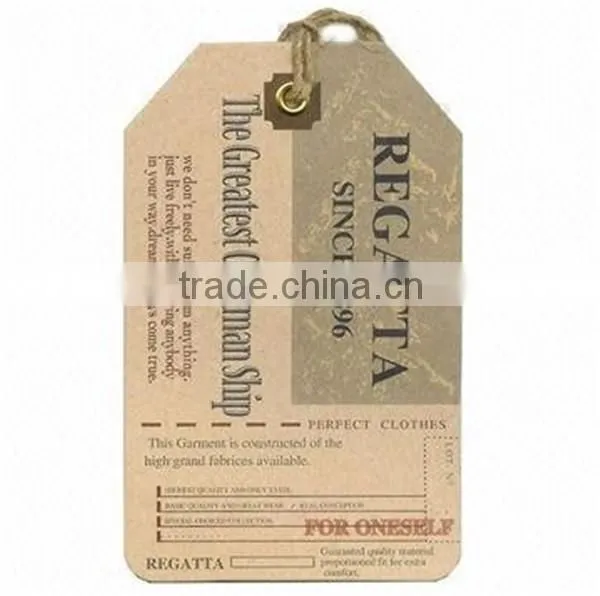 Diamond Pattern Tags Specialty Hang Tags Design 1.5''*2.5'' photo-4