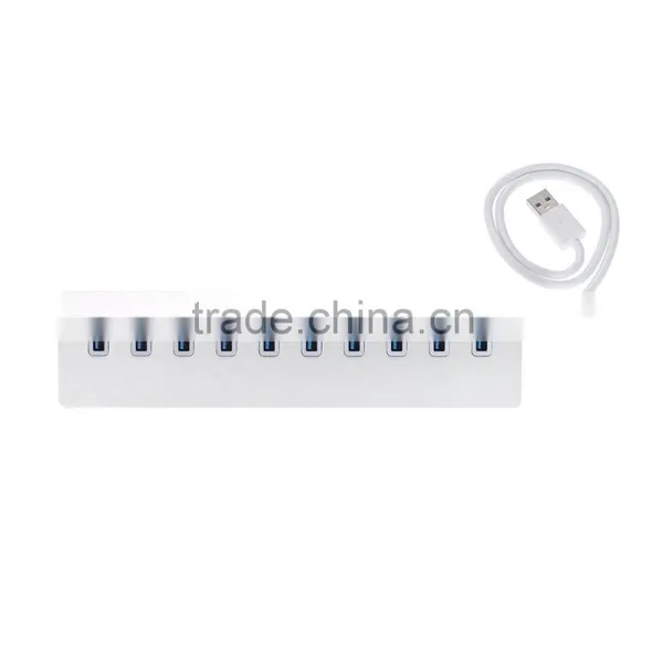 Aluminum Alloy Multi 10 Port USB 3.0 HUB photo-3