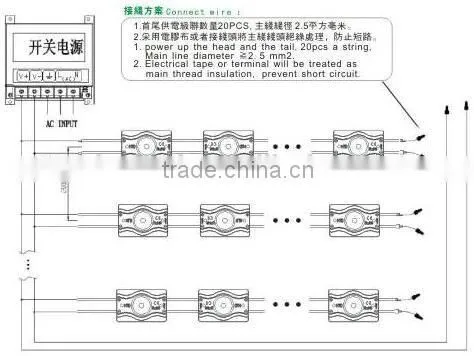2.1W 12V Edge Lit High Power Single Chip Led Module for Sign Illuminated photo-4