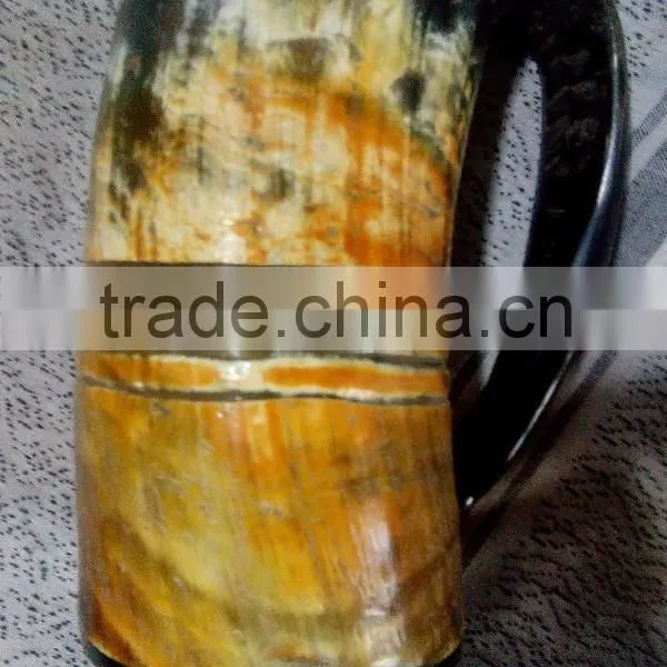 Buffalo Horn Mugs/Carving & Tankard/ photo-2