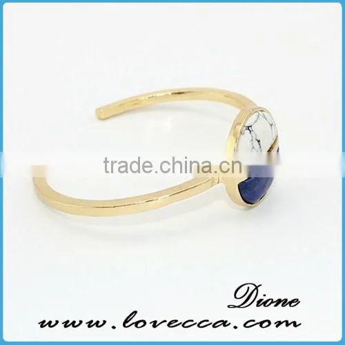 New Summer Fashion Rhinestone Glass Beads Bracelet Gold Bangle Hot photo-5