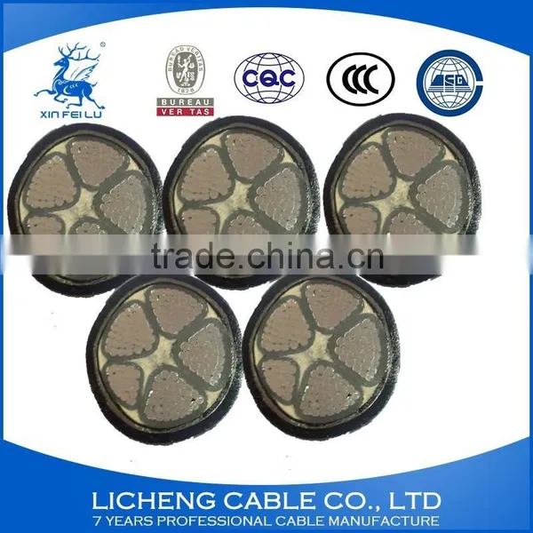 4*300+1*150mm2- 5 Core Best Selling Chinese Cable Supplier Aluminum XLPE Insulated PVC Sheathed Power Cable -YJLV photo-2