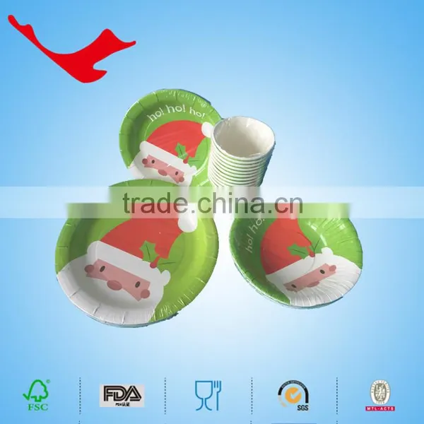 China Top Ten Selling Products Used Paper Printed Party Set photo-3