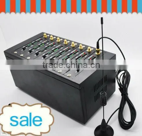 LOW Price! 8 Ports GPRS GSM Modem for Bulk SMS, RS232/USB Port