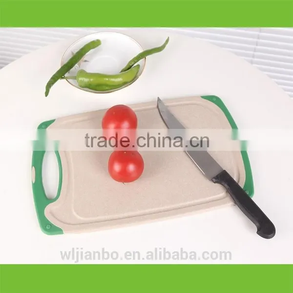 New Design Bamboo Fiber Cutting Mats Rice Husk Fibre Chopping Board Cutting Board Set photo-3