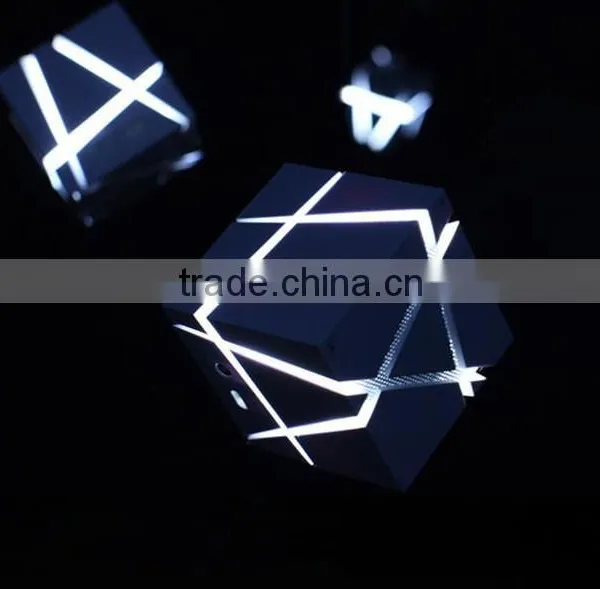 Cube Bluetooth Speaker Subwoofer Card Colorful LED Lamp Creative Wireless Bluetooth Portable Speaker photo-2