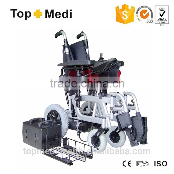 Elderly Care Products 4 Wheel Electric Wheelchair With Lead Batteries photo-2